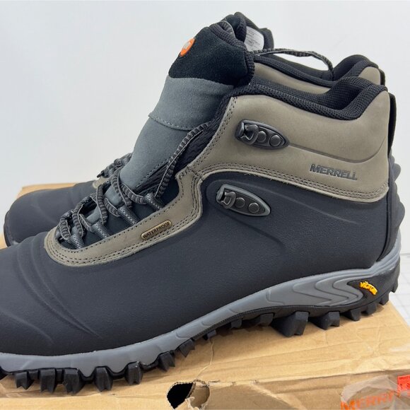 Merrell Mens Thermo 6 Insulated Winter Boots Size 14 Waterproof Black - Picture 6 of 13